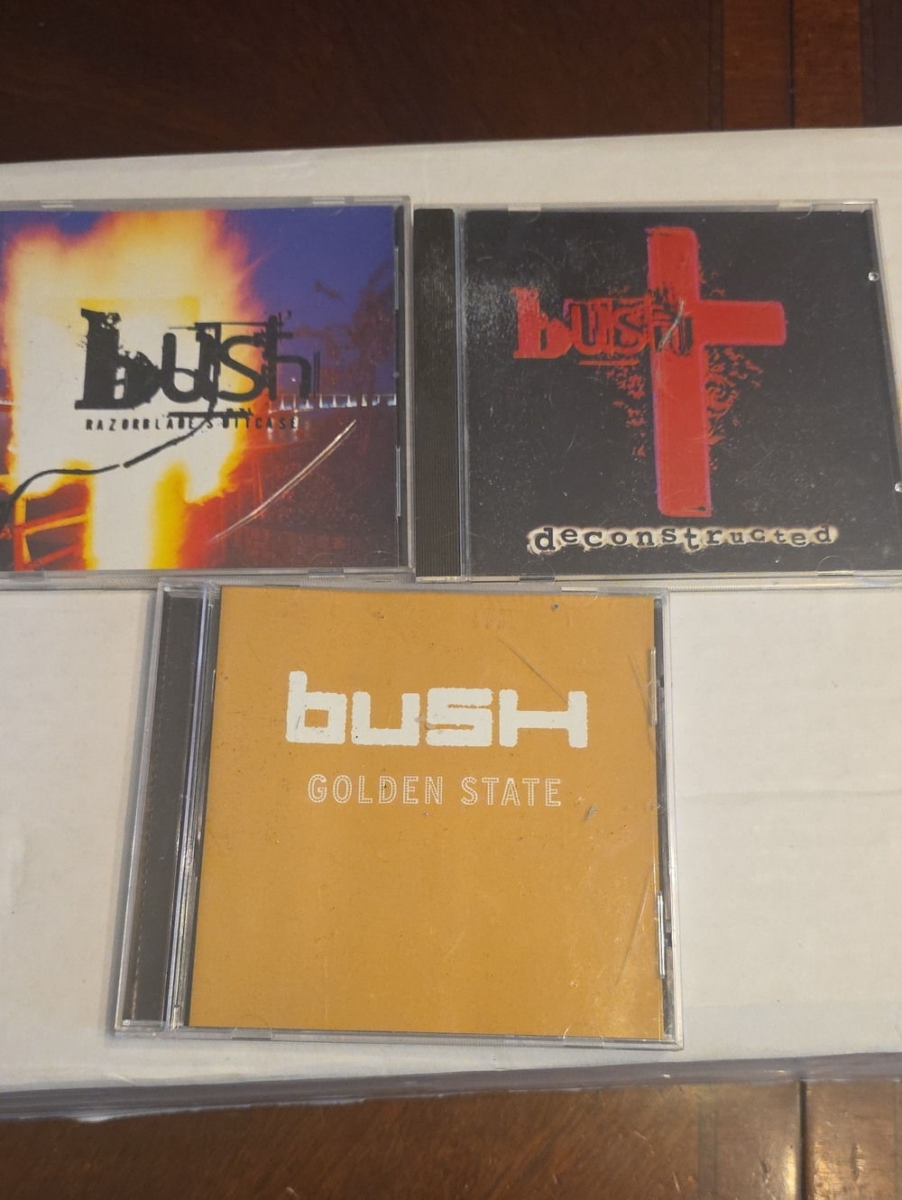 Bush CD Lot — Golden State + Razorblade Suitcase + Deconstructed